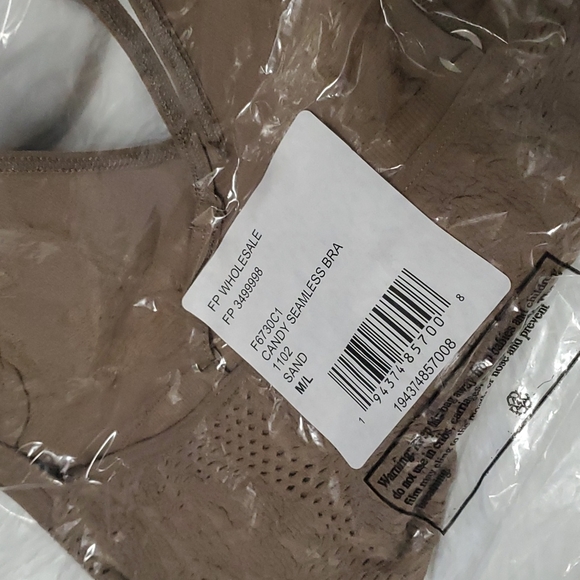 Free People Candy Seamless Bra Sand - Picture 7 of 14